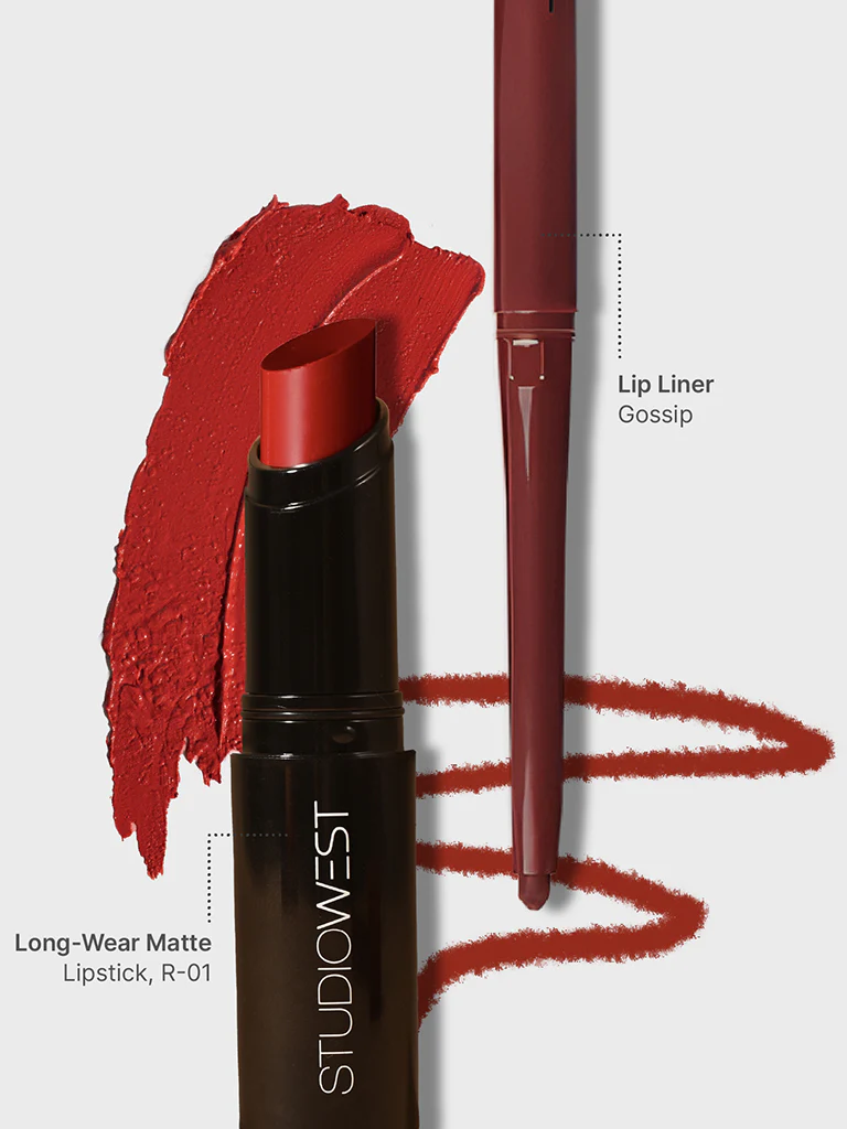Studiowest Long-Wear Matte Lipstick, R-01, 3.5 GM - Image 5